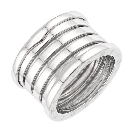 BVLGARI White Gold Ring #54 - Picture 1 of 6